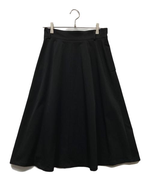 BLUE LABEL CRESTBRIDGE（ブルーレーベルクレストブリッジ）BLUE LABEL CRESTBRIDGE (ブルーレーベルクレストブリッジ) ロングスカート ブラック サイズ:38の古着・服飾アイテム