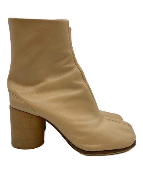 Maison Margiela（メゾンマルジェラ）Maison Margiela (メゾンマルジェラ) 足袋ヒールブーツ ベージュ サイズ:36 1/2の古着・服飾アイテム