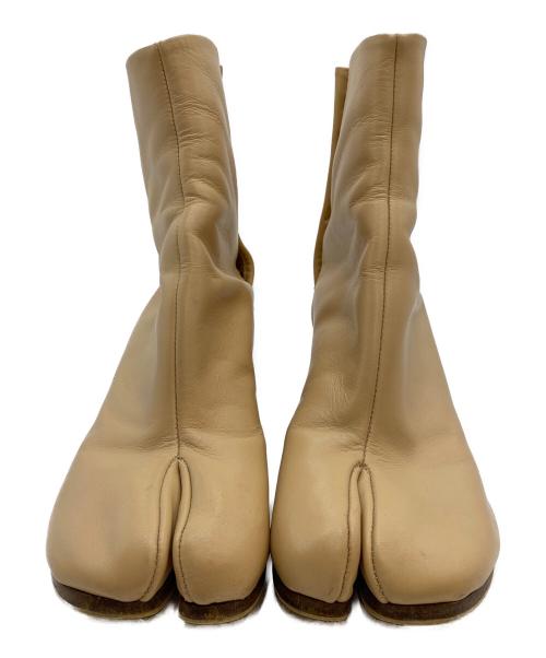 Maison Margiela（メゾンマルジェラ）Maison Margiela (メゾンマルジェラ) 足袋ヒールブーツ ベージュ サイズ:36 1/2の古着・服飾アイテム