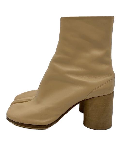 Maison Margiela（メゾンマルジェラ）Maison Margiela (メゾンマルジェラ) 足袋ヒールブーツ ベージュ サイズ:36 1/2の古着・服飾アイテム