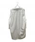 YOHJI YAMAMOTO (ヨウジヤマモト) WA.T BROAD K-PLEATS PATCH BIG B プリーツパッチビッグシャツ ホワイト サイズ:3：40000円