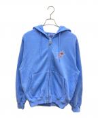BoTTボット）の古着「B Logo Zip Hoodie ジップパーカー」｜ブルー