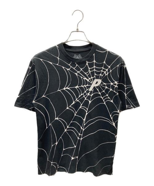 PALACE（パレス）PALACE (パレス) TRI WEB T-SHIRT くもの巣Tシャツ ブラック×ホワイト サイズ:Sの古着・服飾アイテム