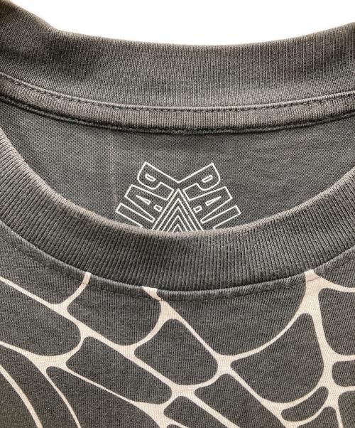 PALACE（パレス）PALACE (パレス) TRI WEB T-SHIRT くもの巣Tシャツ ブラック×ホワイト サイズ:Sの古着・服飾アイテム