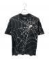 PALACE（パレス）の古着「TRI WEB T-SHIRT くもの巣Tシャツ」｜ブラック×ホワイト