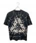 PALACE (パレス) TRI WEB T-SHIRT くもの巣Tシャツ ブラック×ホワイト サイズ:S：11000円