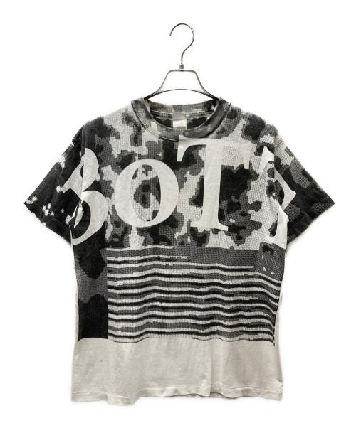 BoTT（ボット）BoTT (ボット) ポップアップイベント アイテム プリントTシャツ ホワイト×ブラック サイズ:Ｍの古着・服飾アイテム