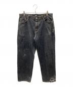 PALACEパレス）の古着「BAGGIER JEAN デニムパンツ」｜ブラック