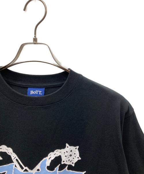 BoTT（ボット）BoTT (ボット) Flail Tee プリントTシャツ ブラック×ブルー サイズ:Mの古着・服飾アイテム