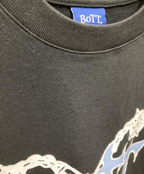 BoTT（ボット）BoTT (ボット) Flail Tee プリントTシャツ ブラック×ブルー サイズ:Mの古着・服飾アイテム