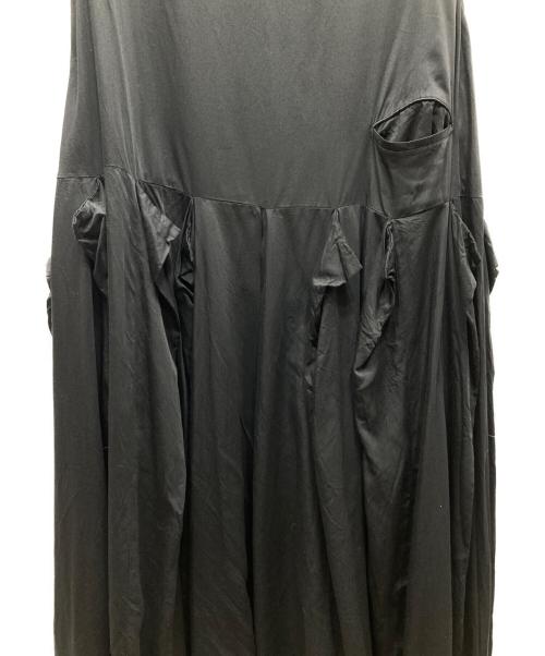 LIMI feu（リミフゥ）LIMI feu (リミフゥ) デザイン キュプラ ノースリーブワンピース ブラック サイズ:SIZE Sの古着・服飾アイテム
