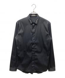 DIOR HOMME（ディオール オム）の古着「BEE刺繍 比翼カラーシャツ」｜ブラック