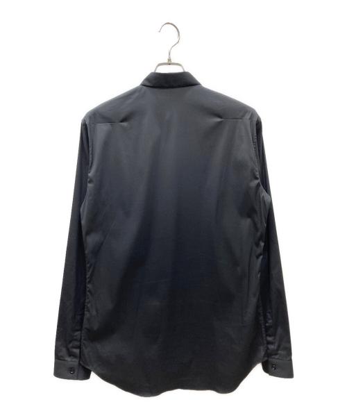 DIOR HOMME（ディオール オム）Dior Homme (ディオール オム) BEE刺繍 比翼カラーシャツ ブラック サイズ:39の古着・服飾アイテム