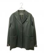 JOSE MOONジョゼムーン）の古着「WOOL OVER JACKET テーラードジャケット」｜グリーン