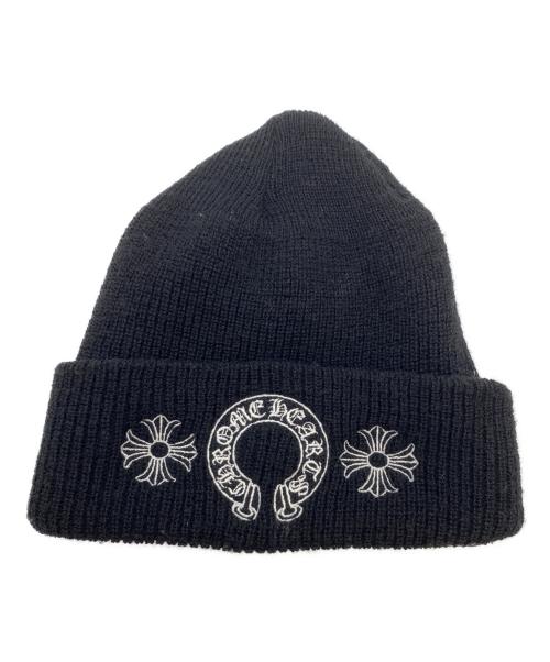 CHROME HEARTS（クロムハーツ）CHROME HEARTS (クロムハーツ) ニット帽 ブラックの古着・服飾アイテム