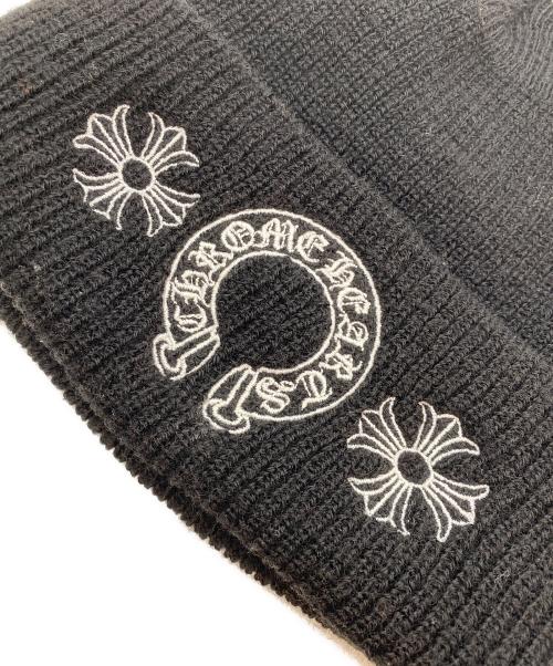 CHROME HEARTS（クロムハーツ）CHROME HEARTS (クロムハーツ) ニット帽 ブラックの古着・服飾アイテム