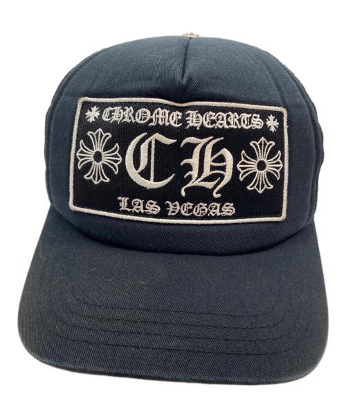 CHROME HEARTS（クロムハーツ）CHROME HEARTS (クロムハーツ) ラスベガス限定 CH トラッカーキャップ メッシュキャップ ブラック サイズ:ONE SIZEの古着・服飾アイテム