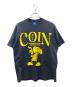 Coin Parking Delivery（コインパーキングデリバリー）の古着「白井さん プリントTシャツ」｜ネイビー×イエロー