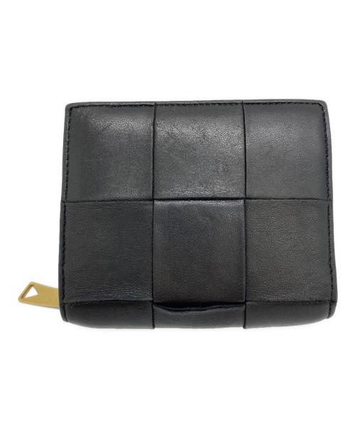 BOTTEGA VENETA（ボッテガベネタ）BOTTEGA VENETA (ボッテガベネタ) スモール カセット ウォレット ブラックの古着・服飾アイテム