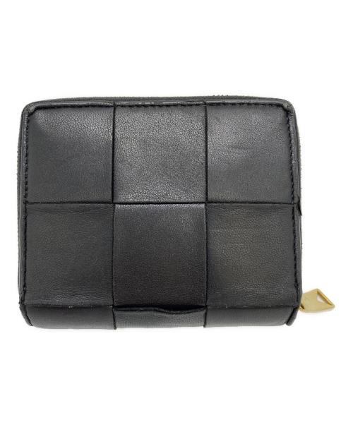 BOTTEGA VENETA（ボッテガベネタ）BOTTEGA VENETA (ボッテガベネタ) スモール カセット ウォレット ブラックの古着・服飾アイテム