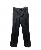 sacaiサカイ）の古着「Chalk Stripe pants チョークストライプパンツ」｜ブラック