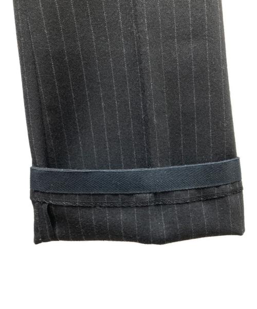 sacai（サカイ）sacai (サカイ) Chalk Stripe pants チョークストライプパンツ ブラック サイズ:2の古着・服飾アイテム