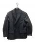 sacai（サカイ）の古着「Chalk Stripe x Rip Stop Jacket テーラードジャケット」｜ブラック