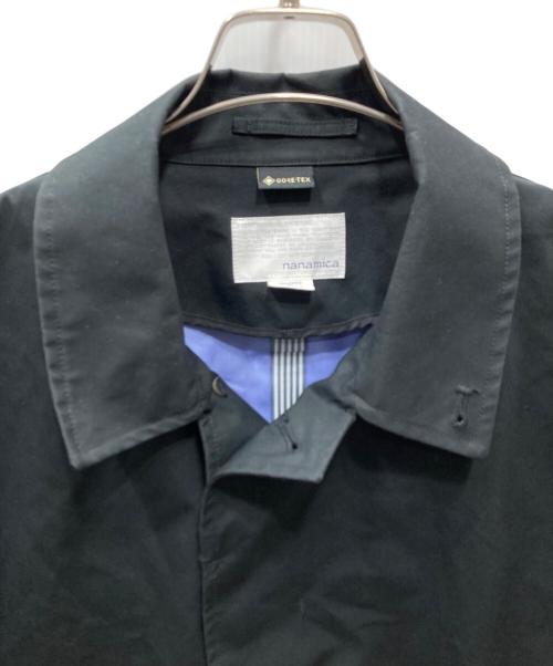 nanamica（ナナミカ）nanamica (ナナミカ) goretex ステンカラー コート ブラック サイズ:SIZE Lの古着・服飾アイテム