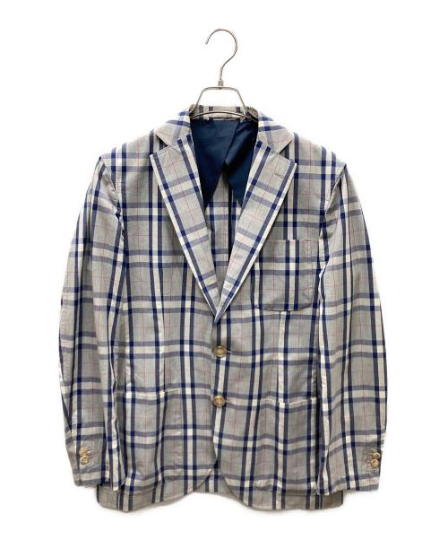 BEAMS F（ビームスエフ）BEAMS F (ビームスエフ) ORIAN (オリアン) 3ボタン段返りテーラードジャケット グレー サイズ:SIZE 48の古着・服飾アイテム