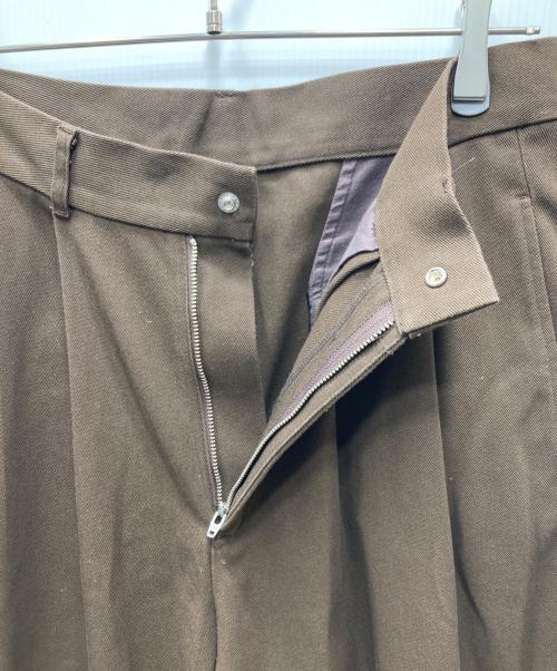 TTT MSW（ティー）TTT MSW (ティー) スラックスパンツ ブラウン サイズ:Lの古着・服飾アイテム