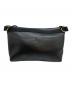 texnh (テクネ) SQUARE ZIP SHOULDER / LOOPTEX レザーショルダーバッグ ブラック：8000円