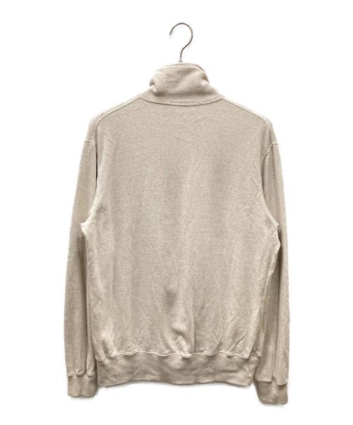slopeslow（スロープスロウ）slopeslow (スロープスロウ) ハーフジップスウェット ベージュ サイズ:SIZE Mの古着・服飾アイテム