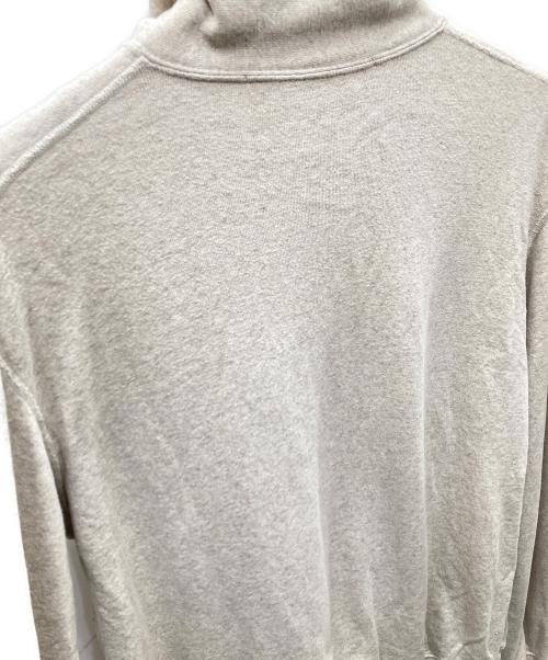 slopeslow（スロープスロウ）slopeslow (スロープスロウ) ハーフジップスウェット ベージュ サイズ:SIZE Mの古着・服飾アイテム