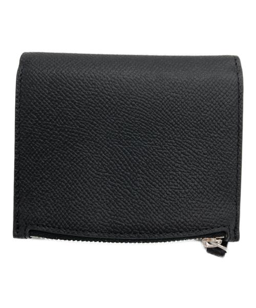 Maison Margiela（メゾンマルジェラ）Maison Margiela (メゾンマルジェラ) 二つ折り財布 4ステッチ フリップフラップウォレット ブラック 未使用品の古着・服飾アイテム