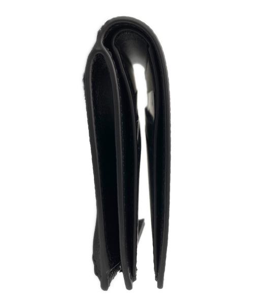 Maison Margiela（メゾンマルジェラ）Maison Margiela (メゾンマルジェラ) 二つ折り財布 4ステッチ フリップフラップウォレット ブラック 未使用品の古着・服飾アイテム