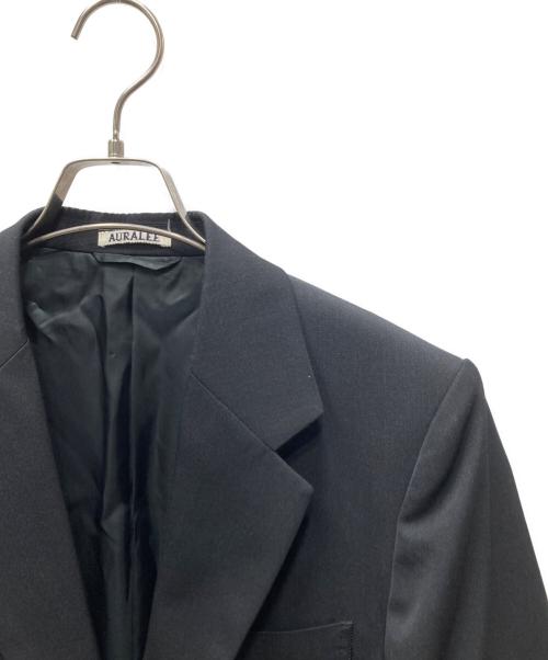 AURALEE（オーラリー）AURALEE (オーラリー) LIGHT WOOL MAX GABARDINE JACKET ライトウールマックスギャバジンジャケット ブラック サイズ:3の古着・服飾アイテム