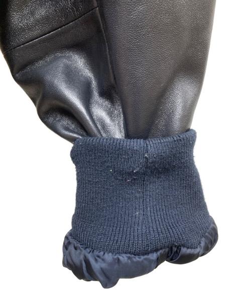 LOEFF（ロエフ）LOEFF (ロエフ) LAMB LT FLHT JK ラムレザーフライトジャケット ブラックの古着・服飾アイテム