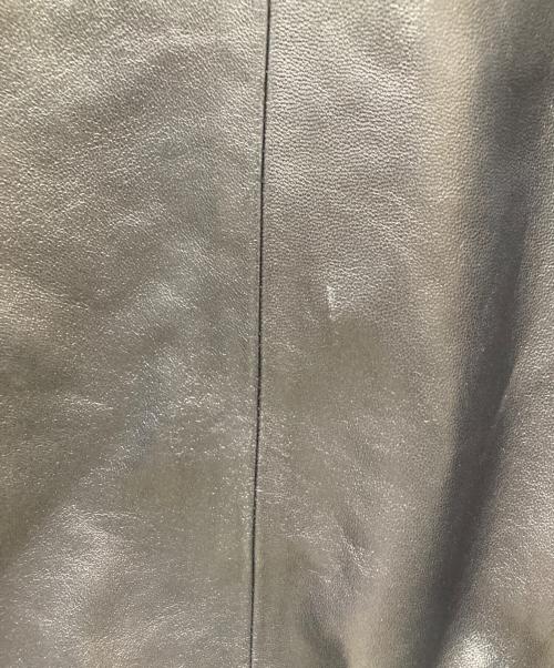 LOEFF（ロエフ）LOEFF (ロエフ) LAMB LT FLHT JK ラムレザーフライトジャケット ブラックの古着・服飾アイテム
