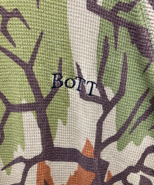 BoTT（ボット）BoTT (ボット) カモフララ ラグラン サーマルカットソー グリーン×ブラウン サイズ:SIZE Sの古着・服飾アイテム