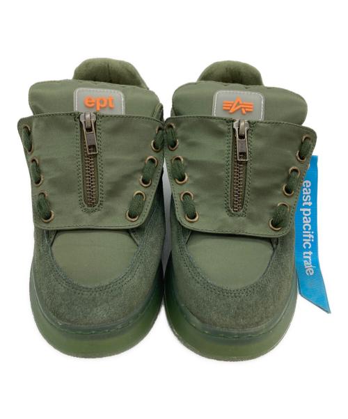 ALPHA（アルファ）ALPHA (アルファ) EPT (イーピーティー) FAT-ALPHA SAGE スニーカー グリーン サイズ:26.5cmの古着・服飾アイテム