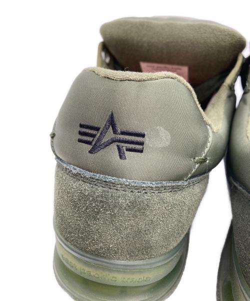 ALPHA（アルファ）ALPHA (アルファ) EPT (イーピーティー) FAT-ALPHA SAGE スニーカー グリーン サイズ:26.5cmの古着・服飾アイテム