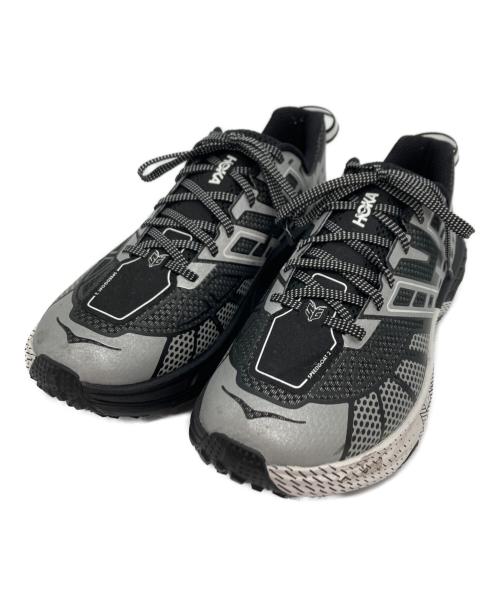 HOKAONEONE（ホカオネオネ）HOKAONEONE (ホカオネオネ) SPEEDGOAT 2 TS SILVER スニーカー ブラック×グレー サイズ:26の古着・服飾アイテム