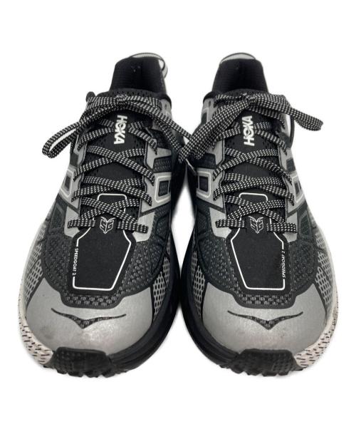 HOKAONEONE（ホカオネオネ）HOKAONEONE (ホカオネオネ) SPEEDGOAT 2 TS SILVER スニーカー ブラック×グレー サイズ:26の古着・服飾アイテム