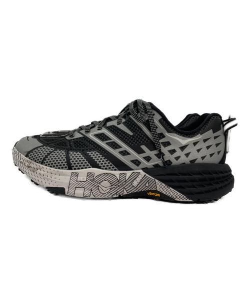 HOKAONEONE（ホカオネオネ）HOKAONEONE (ホカオネオネ) SPEEDGOAT 2 TS SILVER スニーカー ブラック×グレー サイズ:26の古着・服飾アイテム