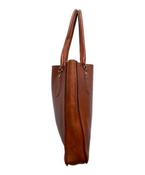 GLENROYAL（グレンロイヤル）GLENROYAL (グレンロイヤル) 2ハンドル レザートートバッグ ブラウンの古着・服飾アイテム