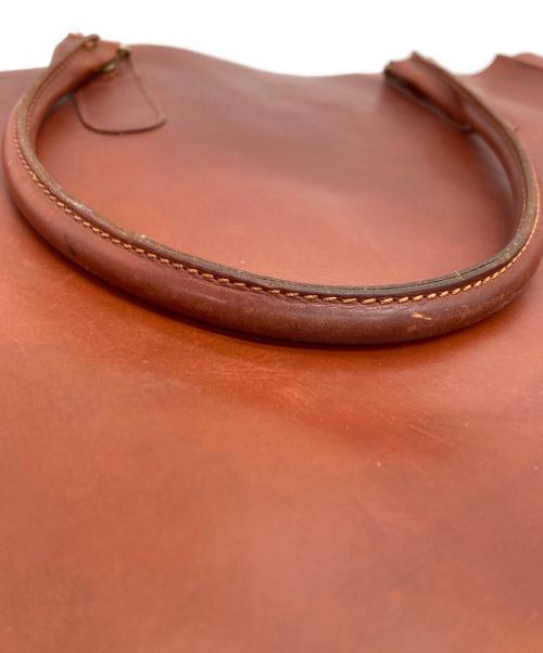 GLENROYAL（グレンロイヤル）GLENROYAL (グレンロイヤル) 2ハンドル レザートートバッグ ブラウンの古着・服飾アイテム