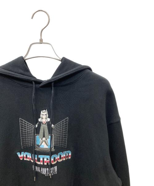 VAULTROOM（ボルトルーム）VAULTROOM (ボルトルーム) FINAL FANTASY VII プルオーバーパーカー ブラック×ブルー サイズ:SIZE Lの古着・服飾アイテム