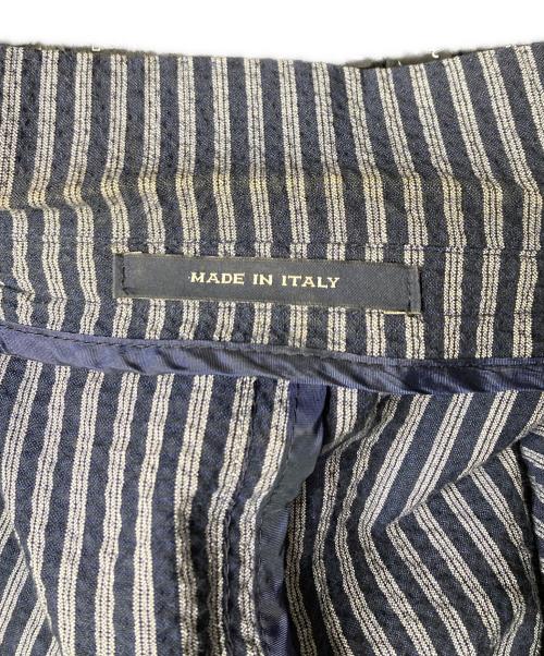 TAGLIATORE（タリアトーレ）TAGLIATORE (タリアトーレ) ストライプテーラードジャケット ネイビー×グレー サイズ:SIZE 50/Rの古着・服飾アイテム