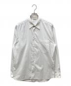 AURALEEオーラリー）の古着「FINX SILK STRIPE SHIRTS シルクストライプシャツ」｜ホワイト