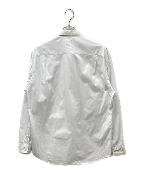 AURALEE（オーラリー）AURALEE (オーラリー) FINX SILK STRIPE SHIRTS シルクストライプシャツ ホワイト サイズ:SIZE 4の古着・服飾アイテム